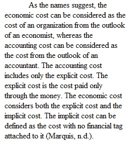 Principle of Microeconomics_Cost